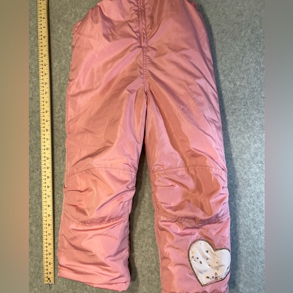 Girls Pink Artic Quest Ski Bib Suit size 5-6 - Picture 1 of 6